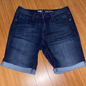 Denim Bermuda shorts